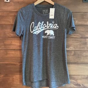 NWT California T shirt.  Size S